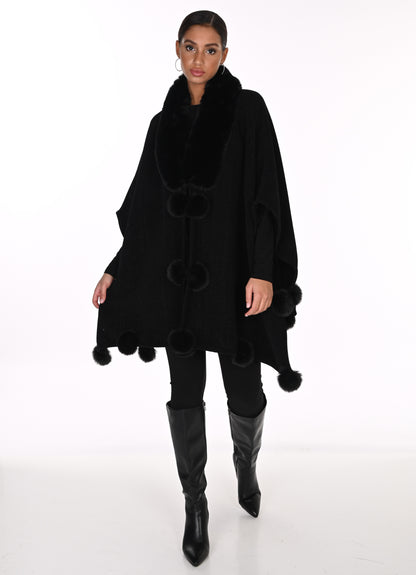 Frank Lyman Cape 263801 Black