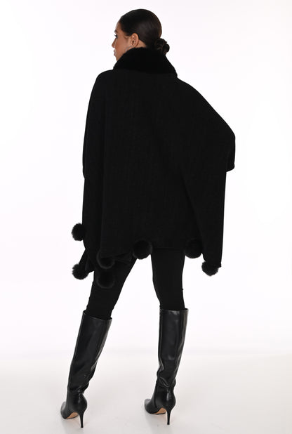 Frank Lyman Cape 263801 Black