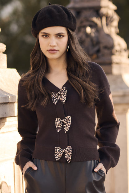 Frank Lyman Cardigan 263804 Mocha