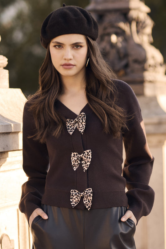 Frank Lyman Cardigan 263804 Mocha