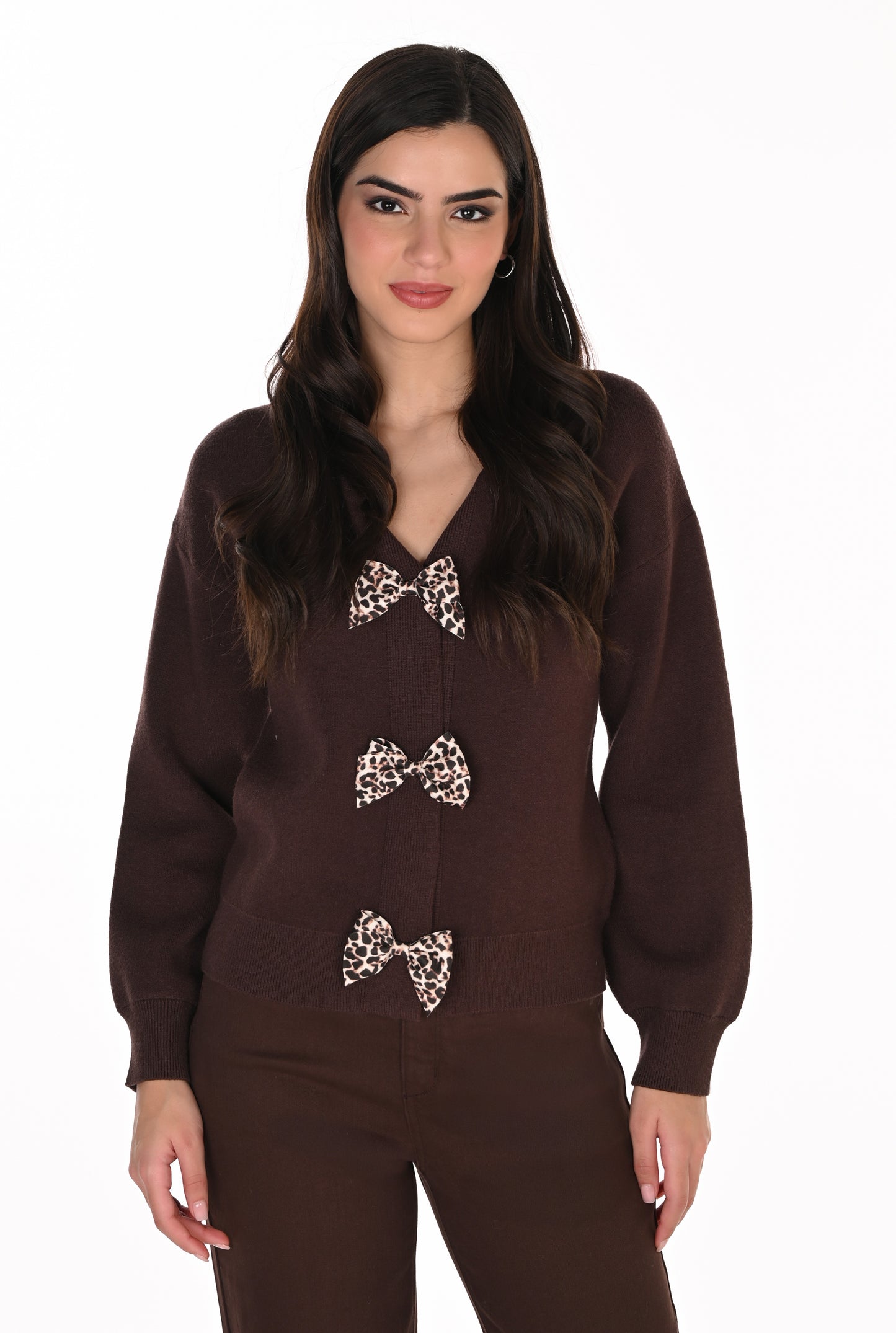 Frank Lyman Cardigan 263804 Mocha