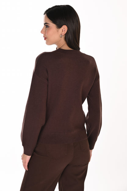 Frank Lyman Cardigan 263804 Mocha