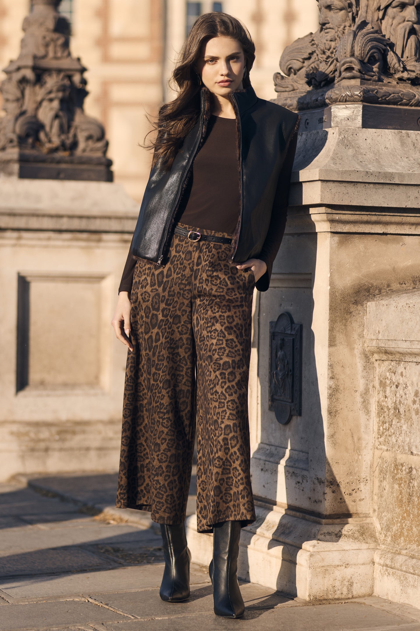 Frank Lyman Pant 263188 Brown/Black