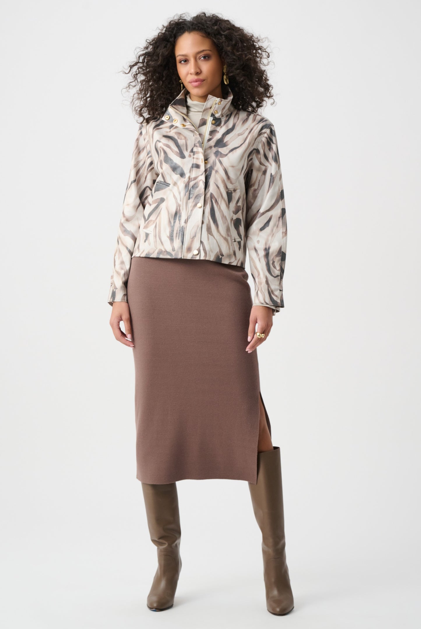 Joseph Ribkoff Jacket 263944 Beige/Multi