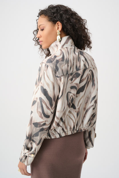 Joseph Ribkoff Jacket 263944 Beige/Multi
