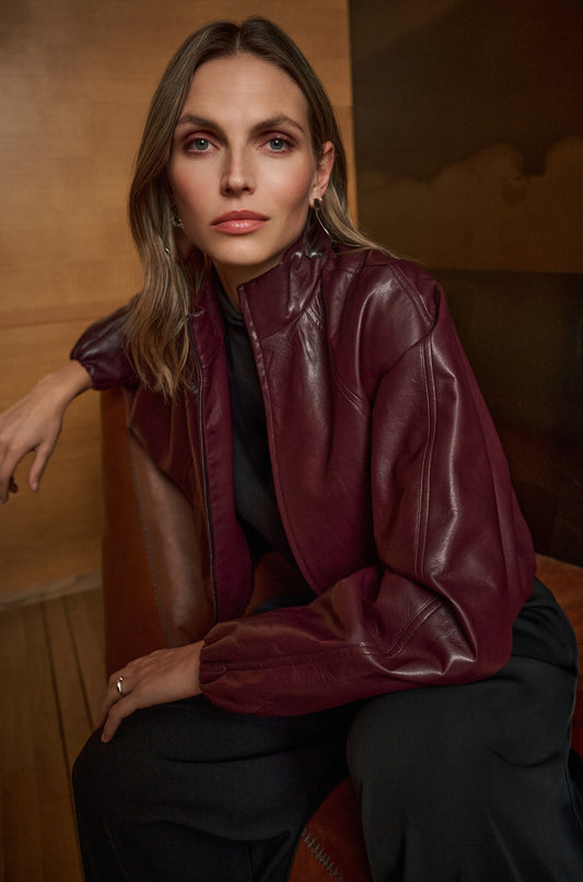 Joseph Ribkoff Jacket 263971 Burgundy