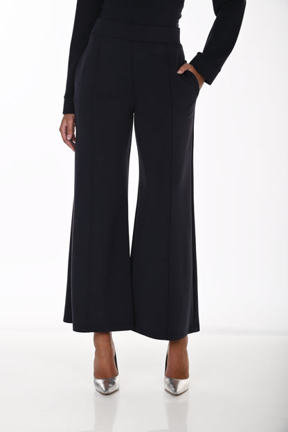 Frank Lyman Women's High-Waist Wide-Leg Knit Pant 264247