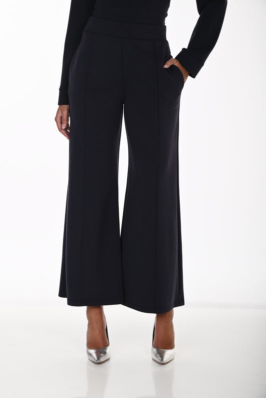 Frank Lyman Women's High-Waist Wide-Leg Knit Pant 264247