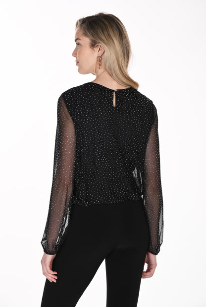 Frank Lyman Top 264278 Black/Silver