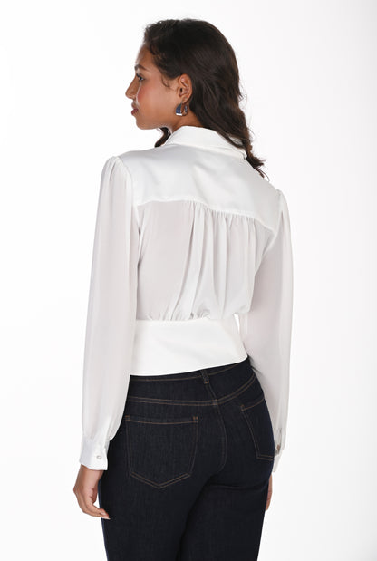 Frank Lyamn Blouse 264805 Off White