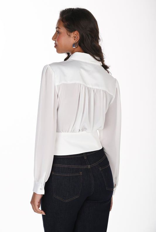Frank Lyamn Blouse 264805 Off White