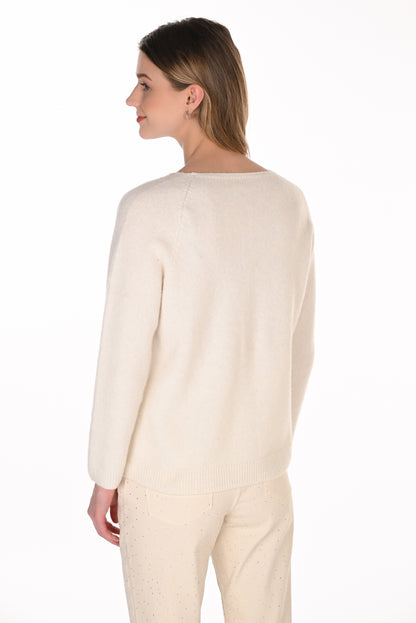 Frank Lyman Sweater 264813 Winter White