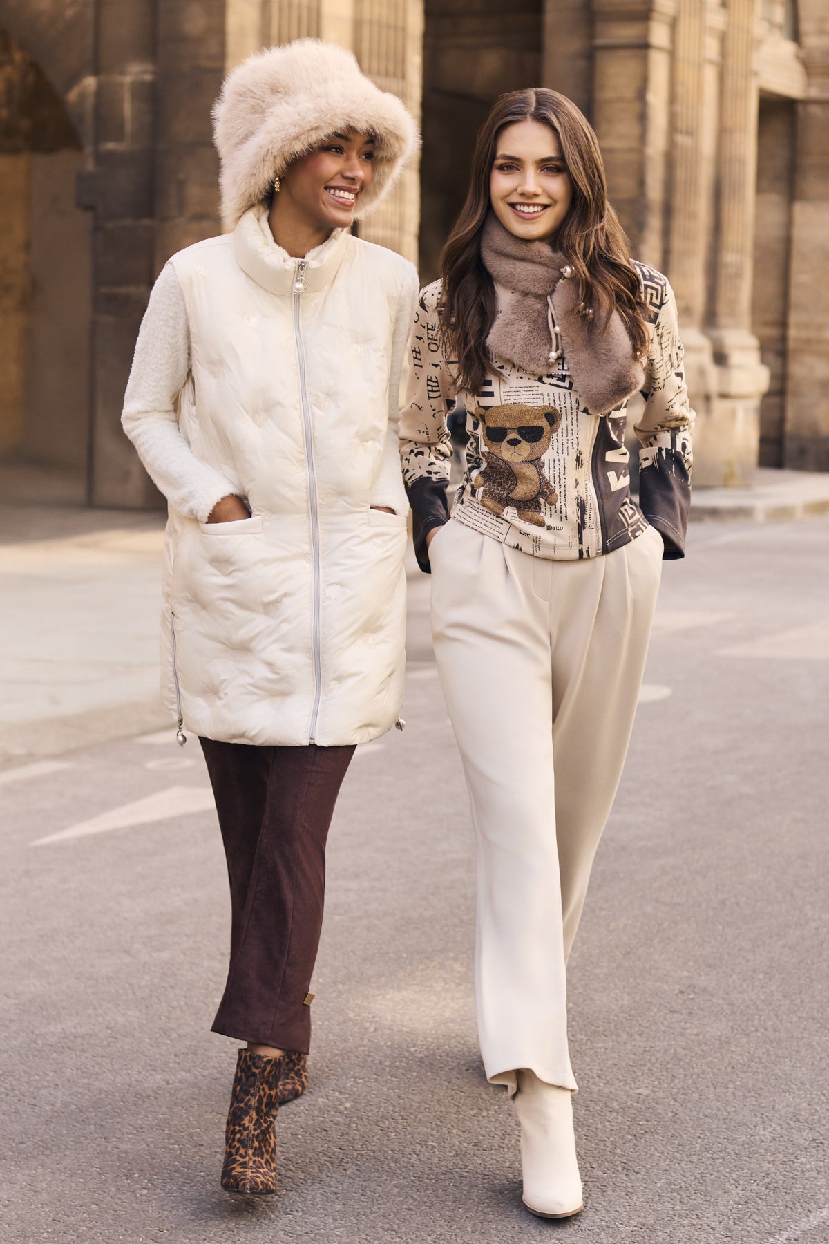 Frank Lyamn Vest 264838 Cream