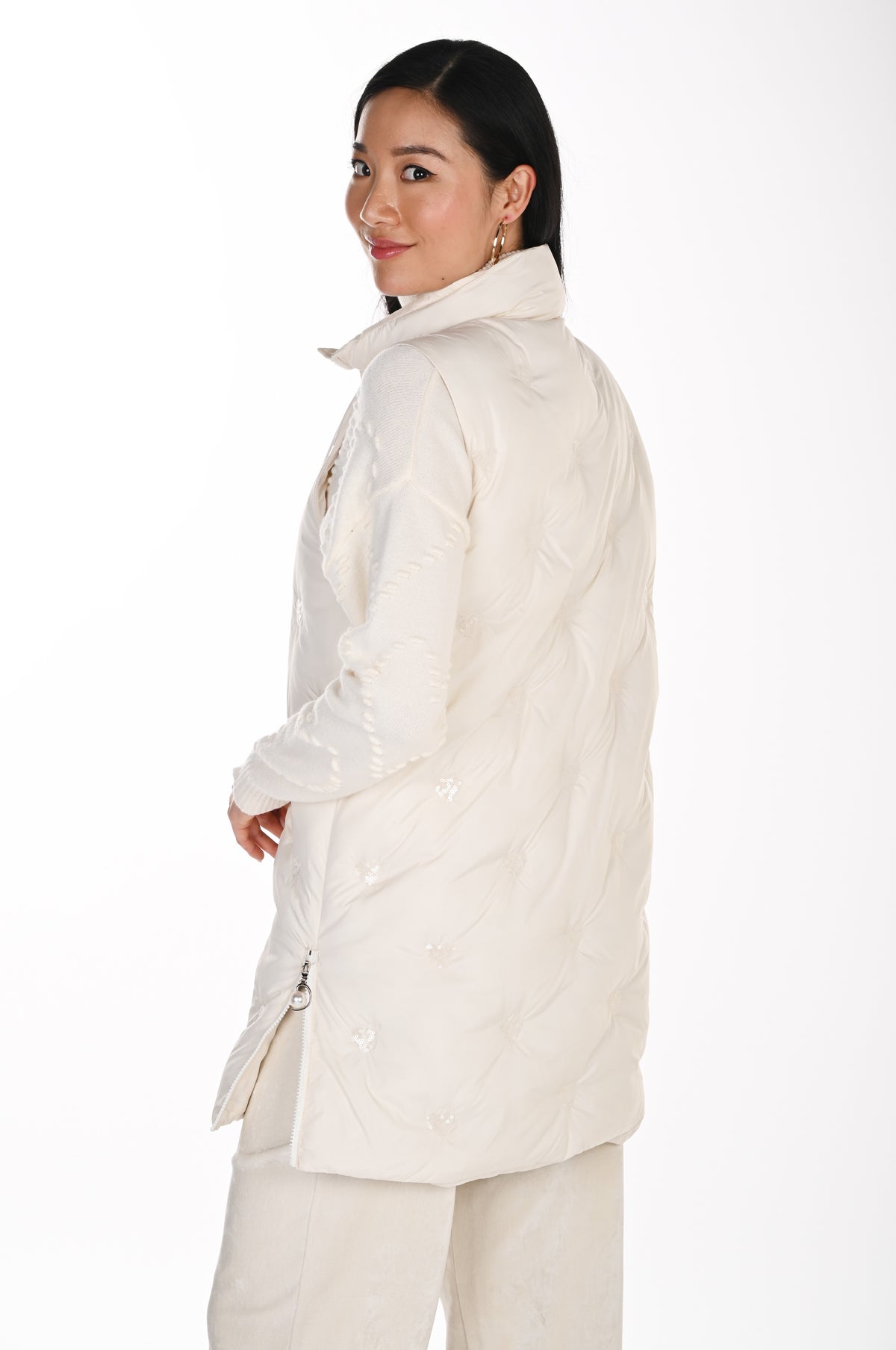 Frank Lyamn Vest 264838 Cream