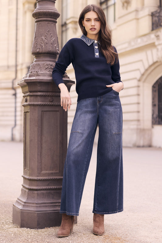 Frank Lyman Sweater 264851 Navy