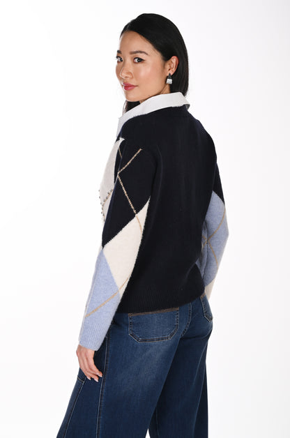 Frank Lyman Top 264853 Navy/Blue