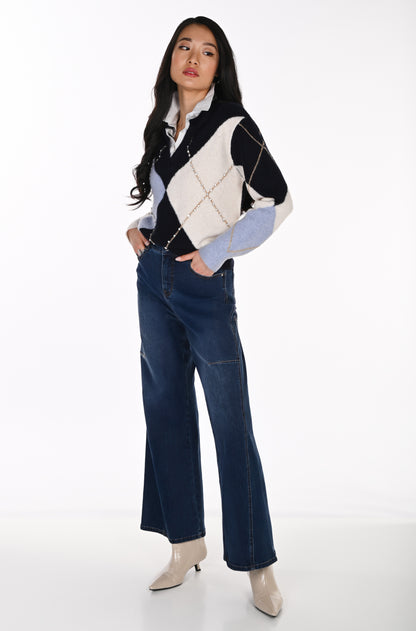 Frank Lyman Top 264853 Navy/Blue