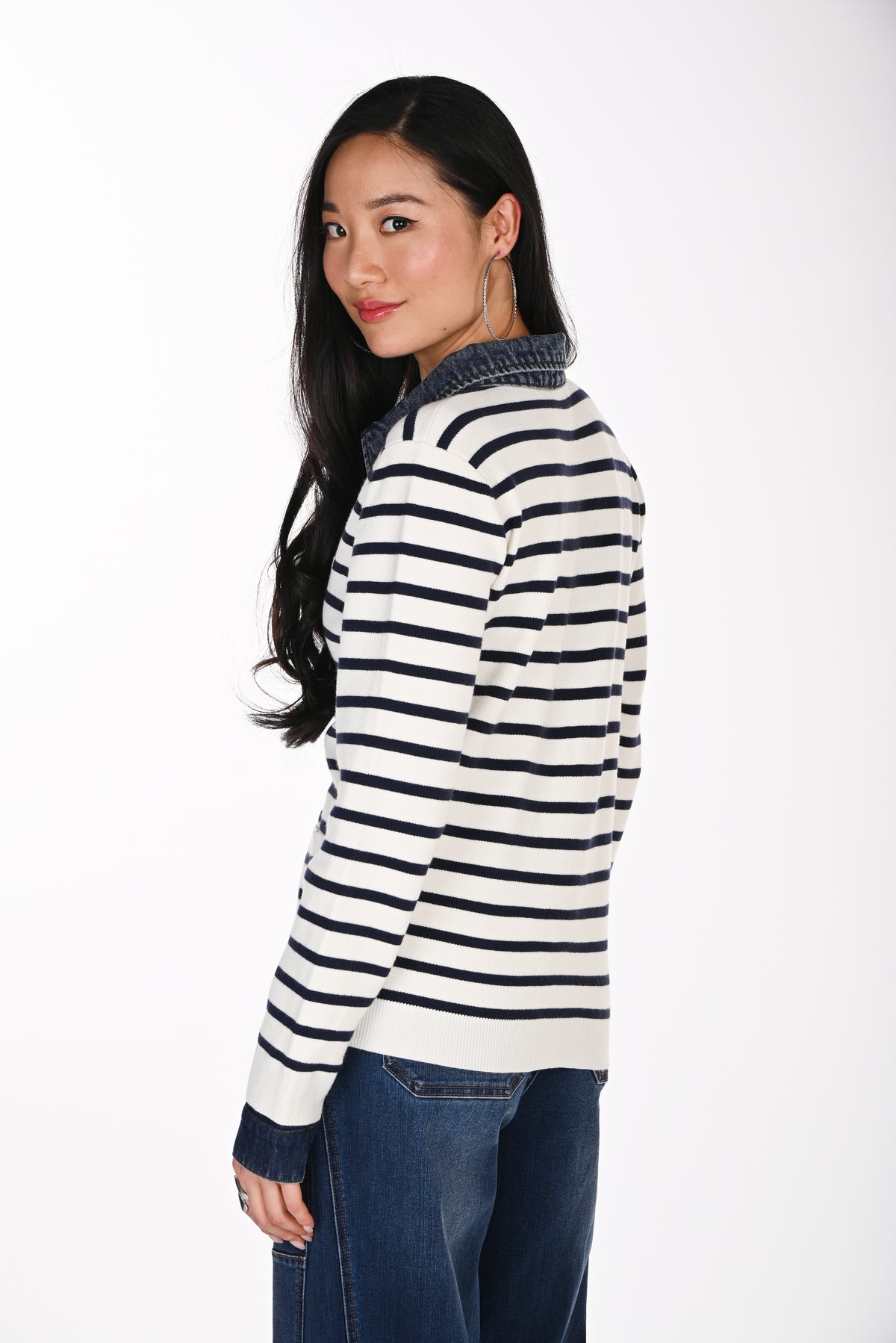 Frank Lyman Jacket 264855 Off-White/Navy