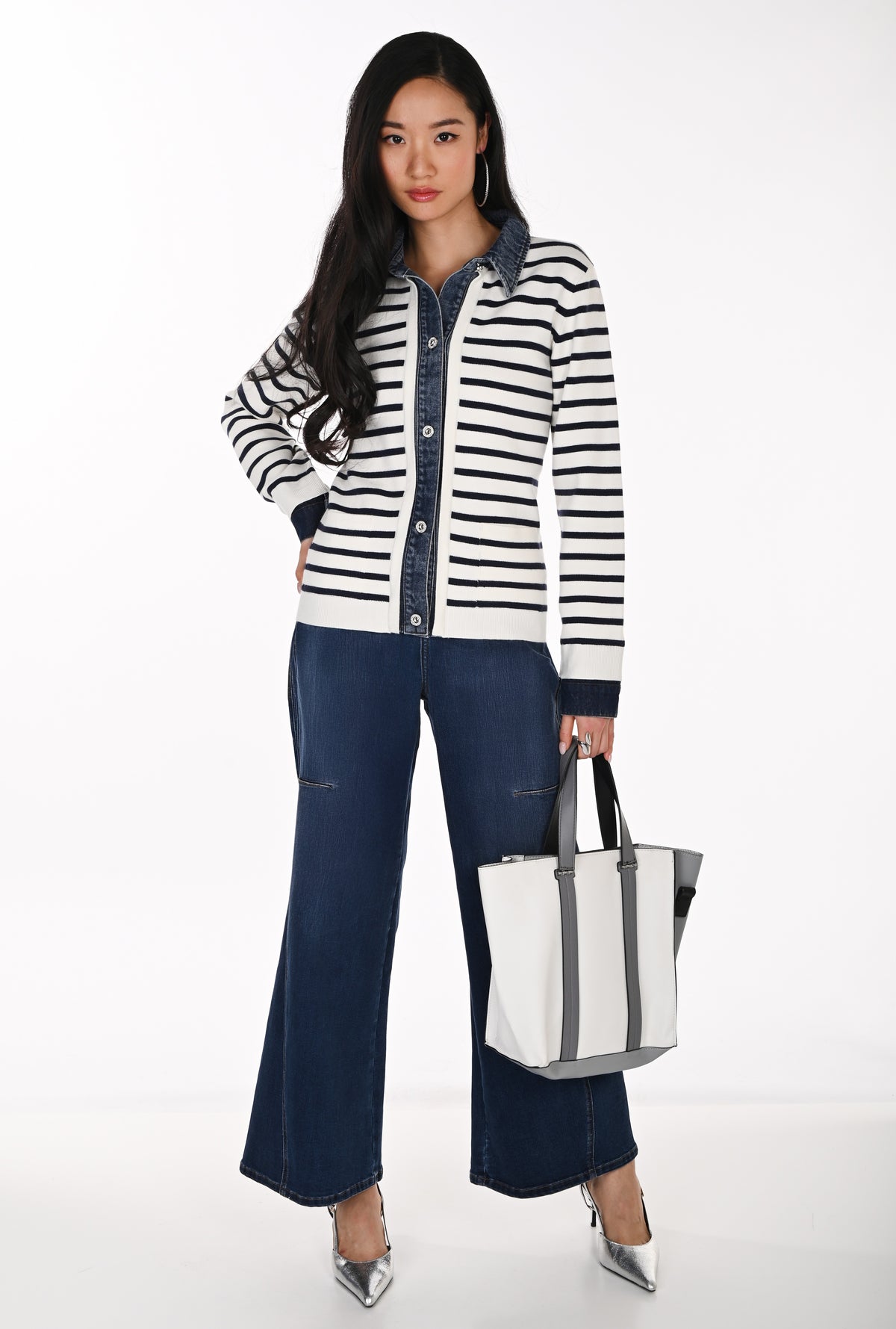 Frank Lyman Jacket 264855 Off-White/Navy