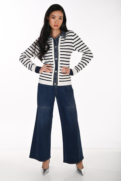 Frank Lyman Jacket 264855 Off-White/Navy