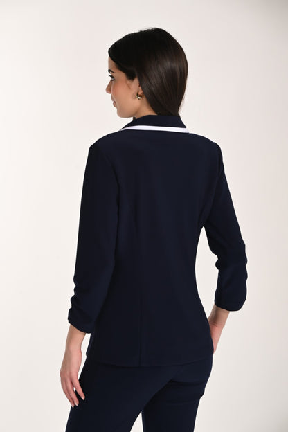 Frank Lyman Jacke 266009 Mitternachtsblau/Weiß