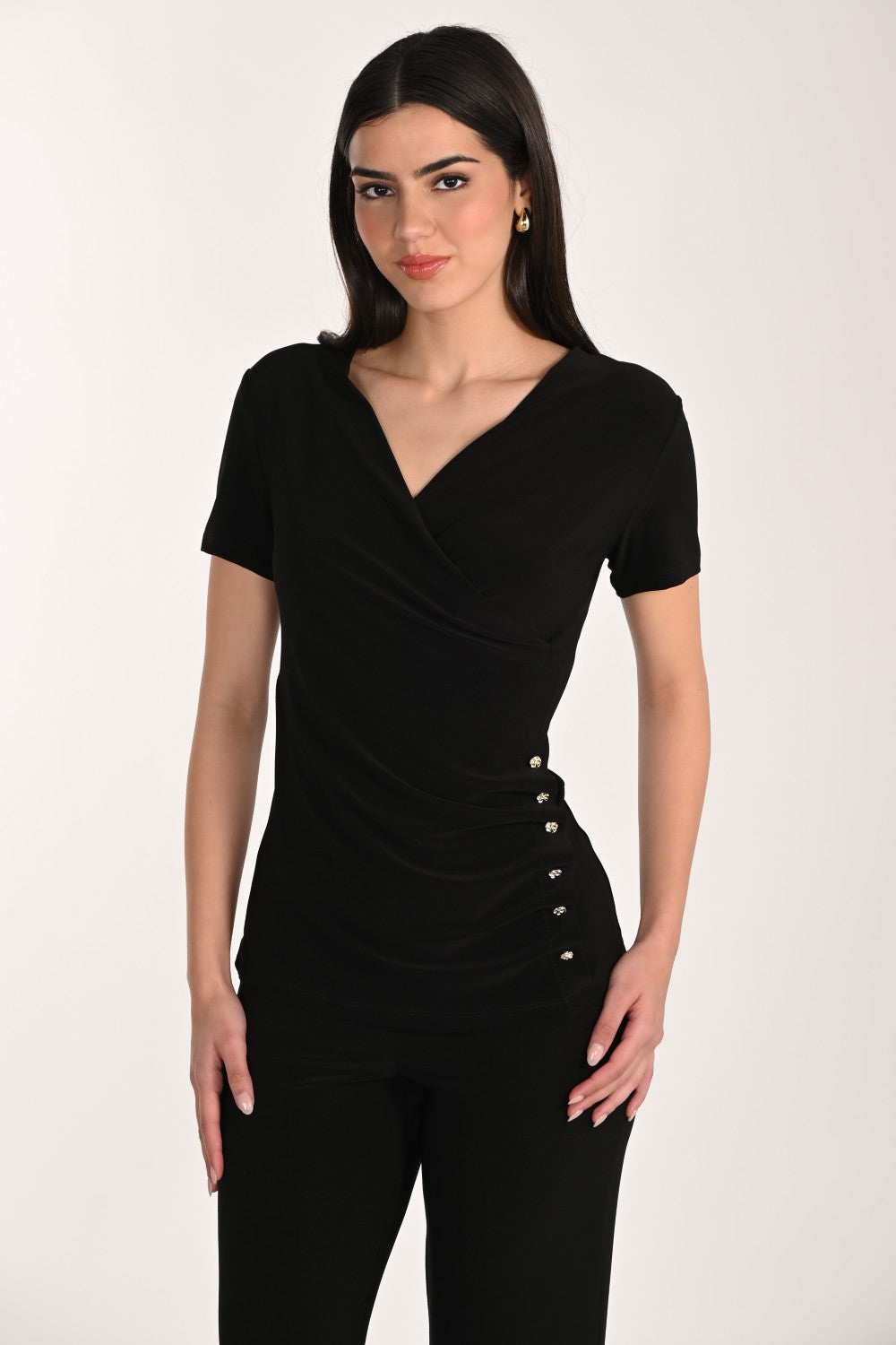 Frank Lyman Top 266019-BLK Black