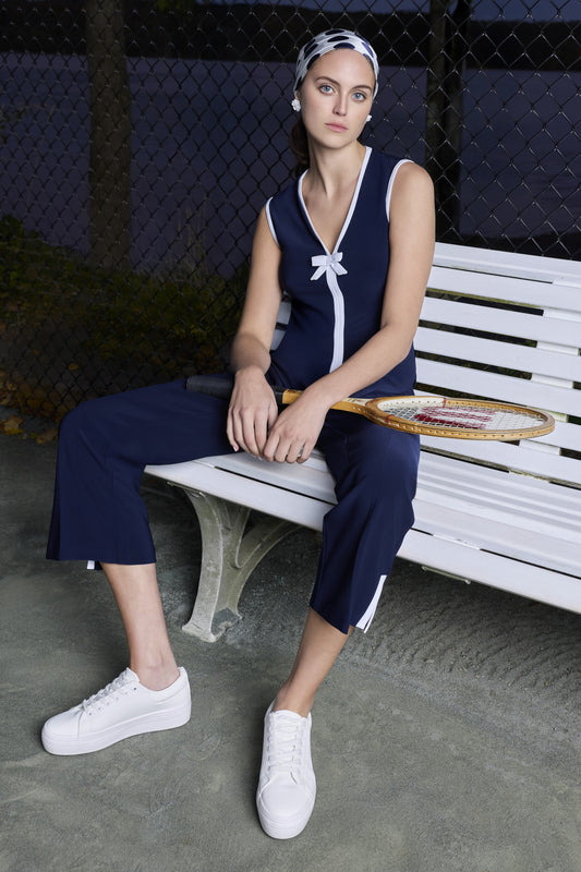 Frank Lyman Pant 266011 Midnight/White