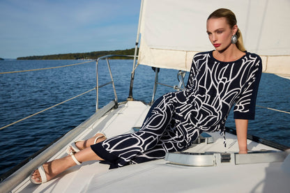 Frank Lyman Pant 266115 Midnight/White