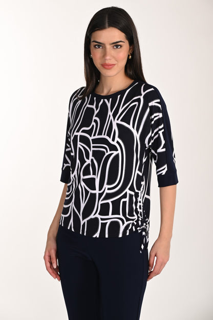 Frank Lyman Top 266114 Midnight/White