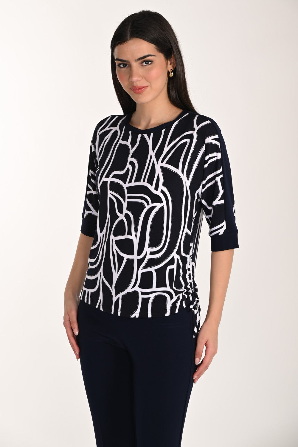 Frank Lyman Top 266114 Midnight/White