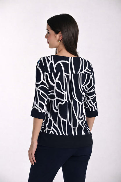 Frank Lyman Jacket 266117 Midnight/White