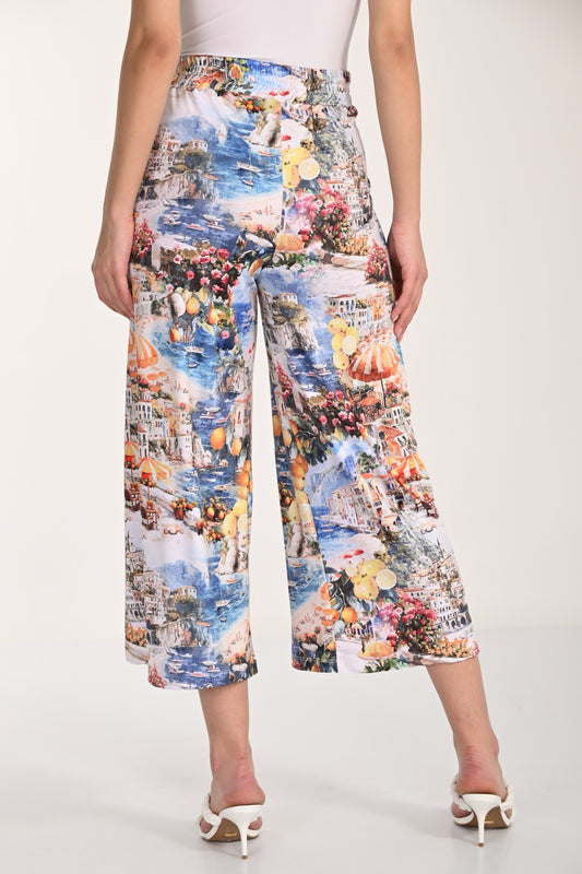 Frank Lyman Pant 266127 Blue/Yellow