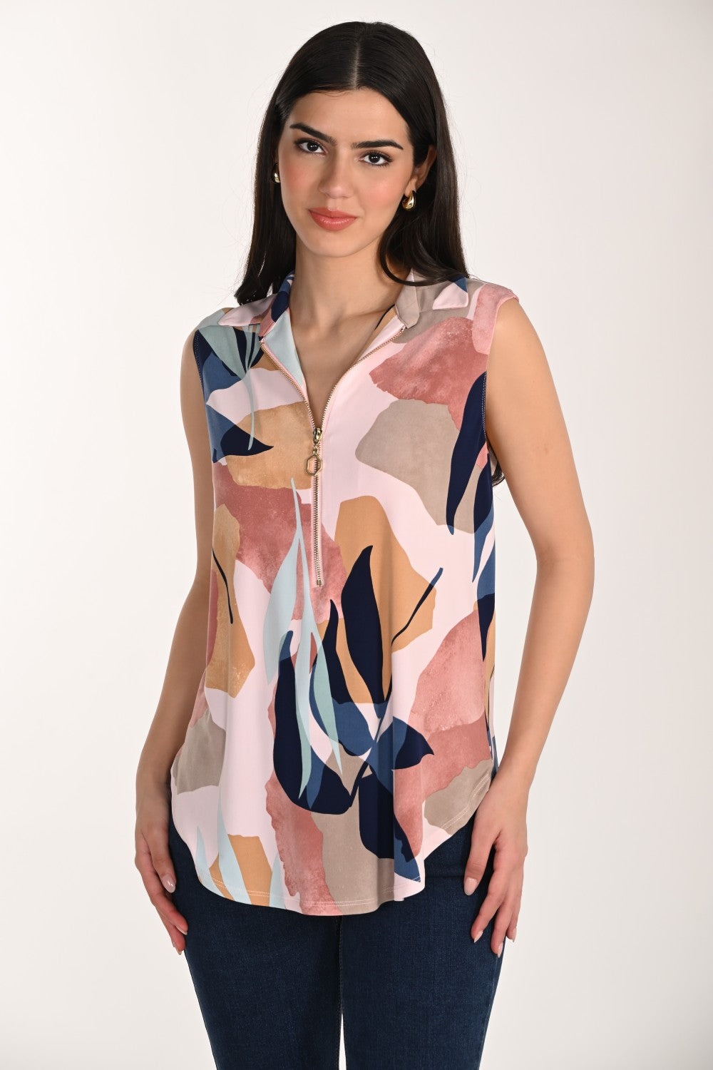 Frank Lyman Top 266132 Pink/Blue