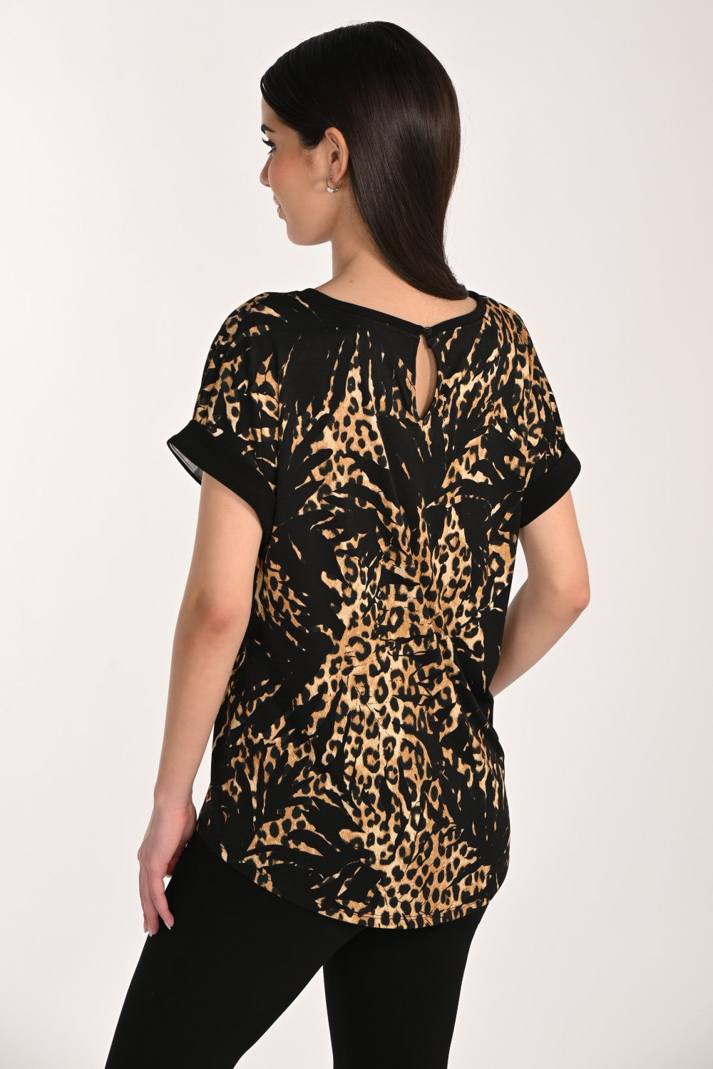 Frank Lyman Top 266150 Black/Tan