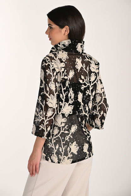 Frank Lyman Jacket 266205 Black/Almond