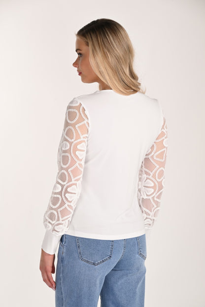 Frank Lyman Top 266266 Ivory