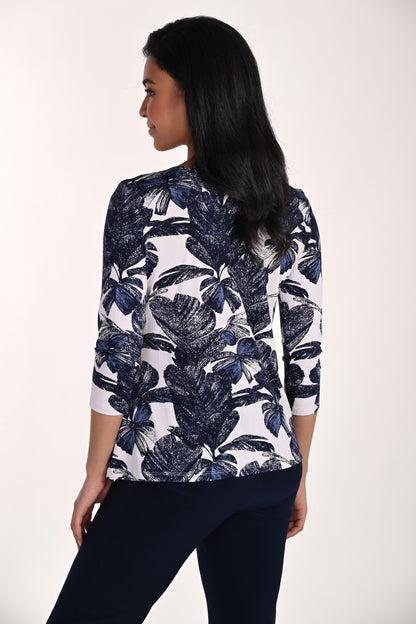 Frank Lyman Top 266341 Midnight/Off-White