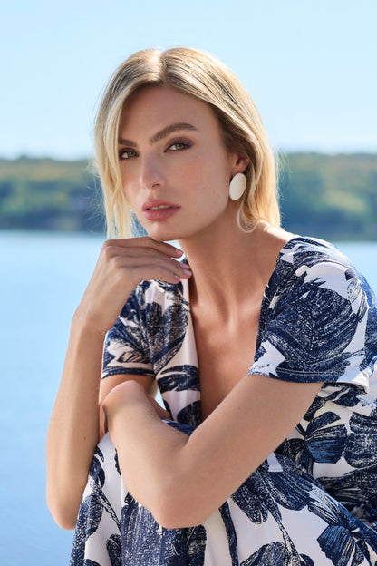 Frank Lyman Dress 266343 Midnight/Off White