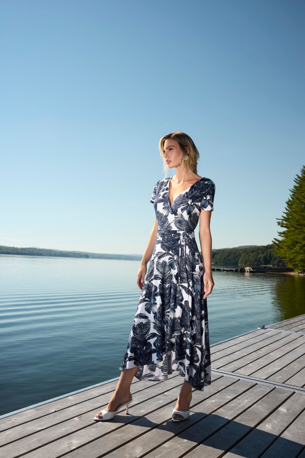 Frank Lyman Dress 266343 Midnight/Off White