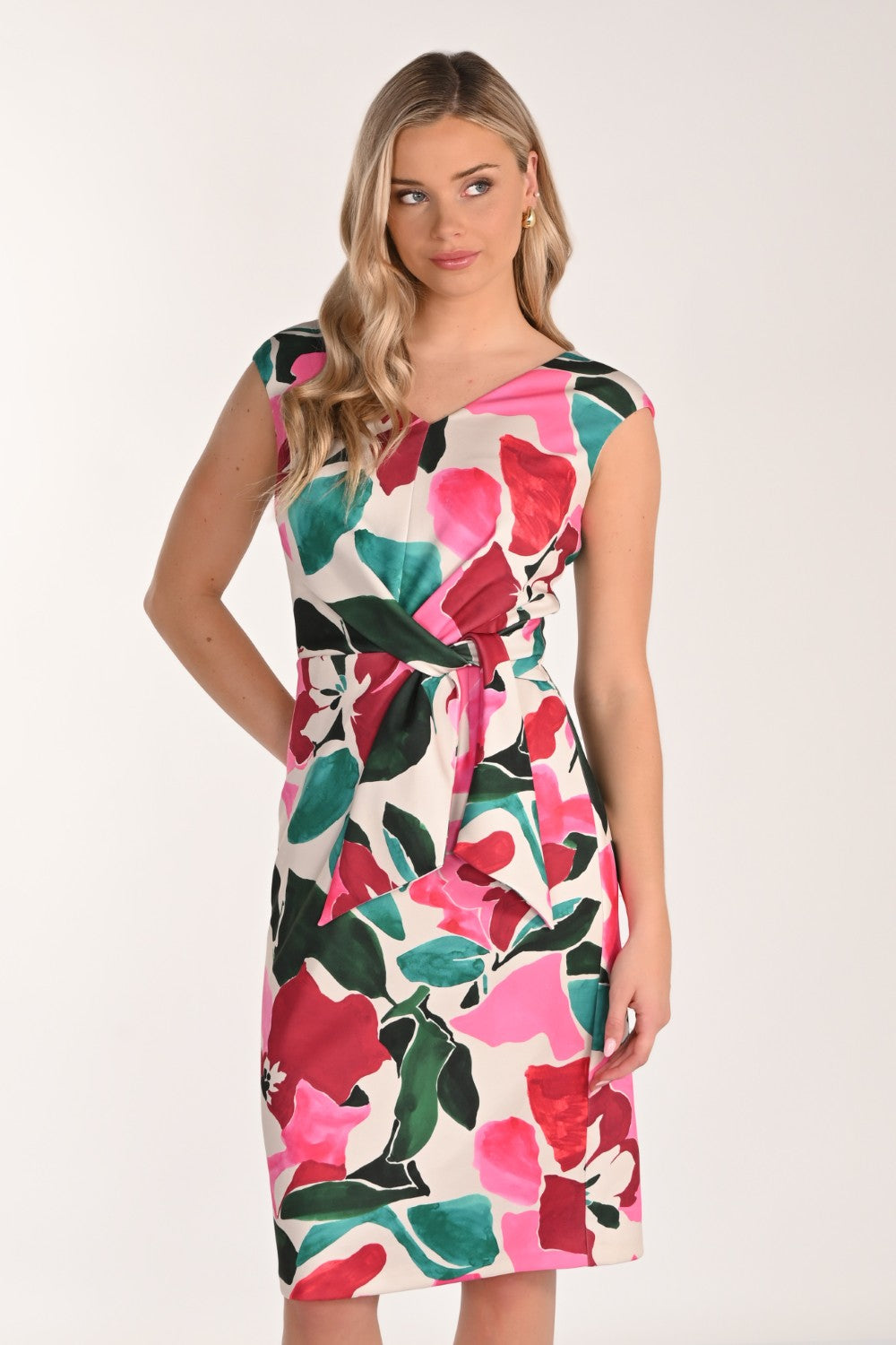 Frank Lyman Kleid 266394 Rosa/Ozeangrün