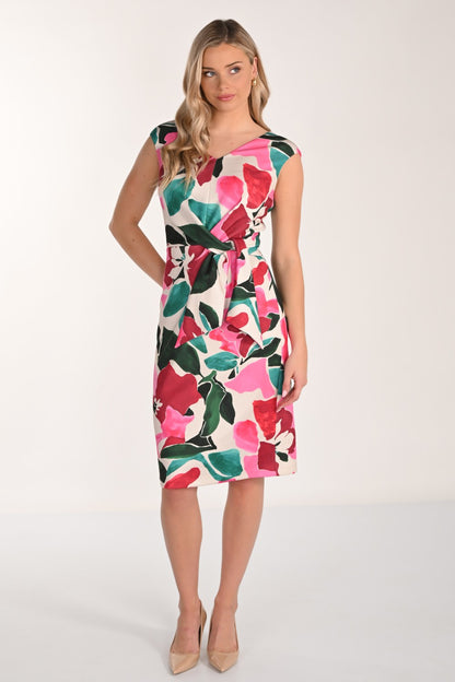 Frank Lyman Kleid 266394 Rosa/Ozeangrün