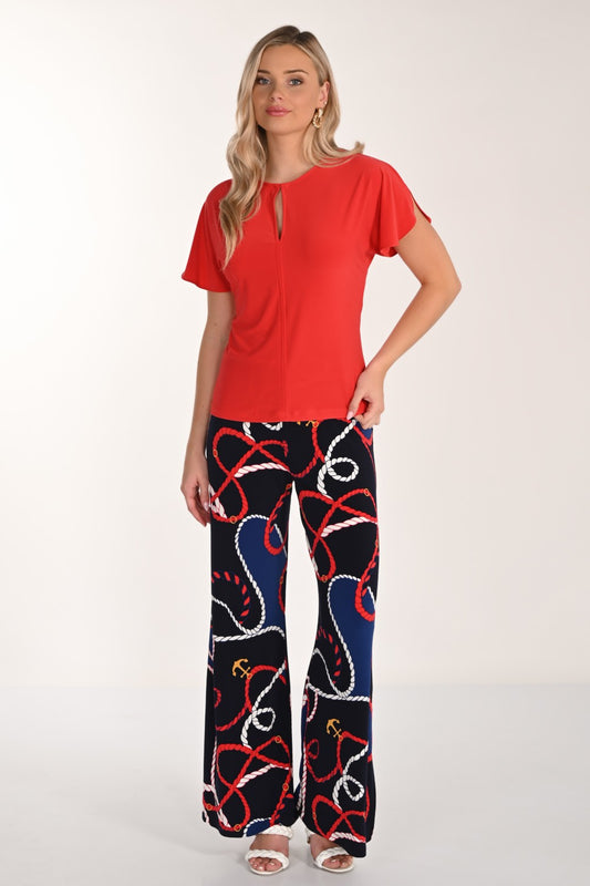 Frank Lyman Pant 266419 Midnight/Red