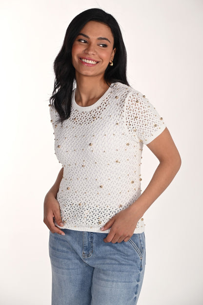 Frank Lyman Top 266510 Off White