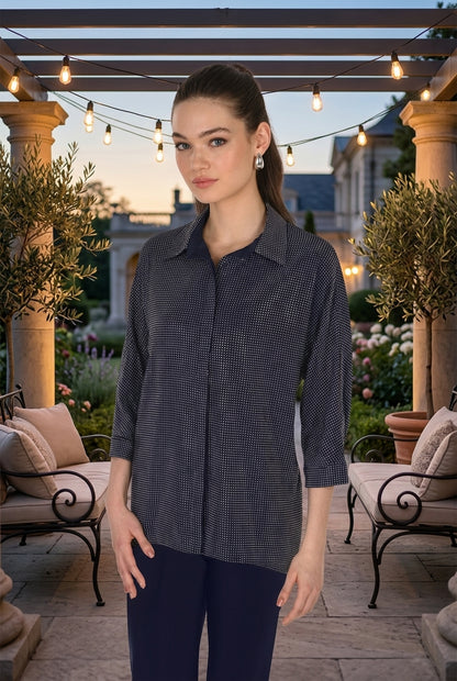 Frank Lyman Women’s Relaxed Woven Blouse 266514