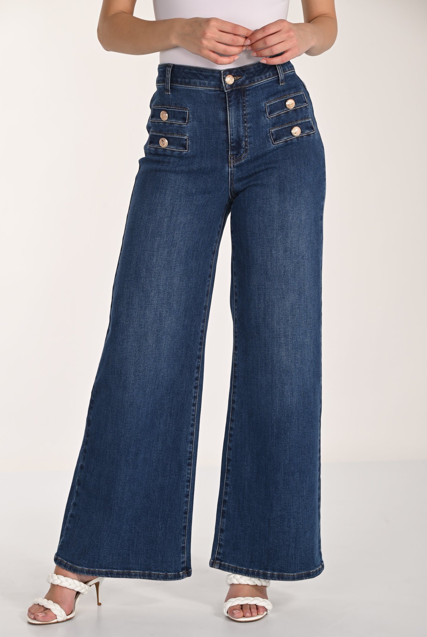 Frank Lyman Denim Pant 266540 Blue