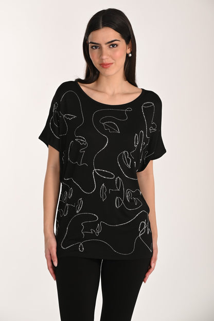 Frank Lyman Top 266542 Black