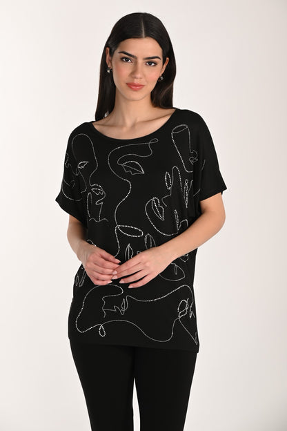 Frank Lyman Top 266542 Black