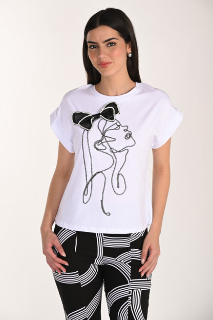 Frank Lyman Top 266543 Weiß