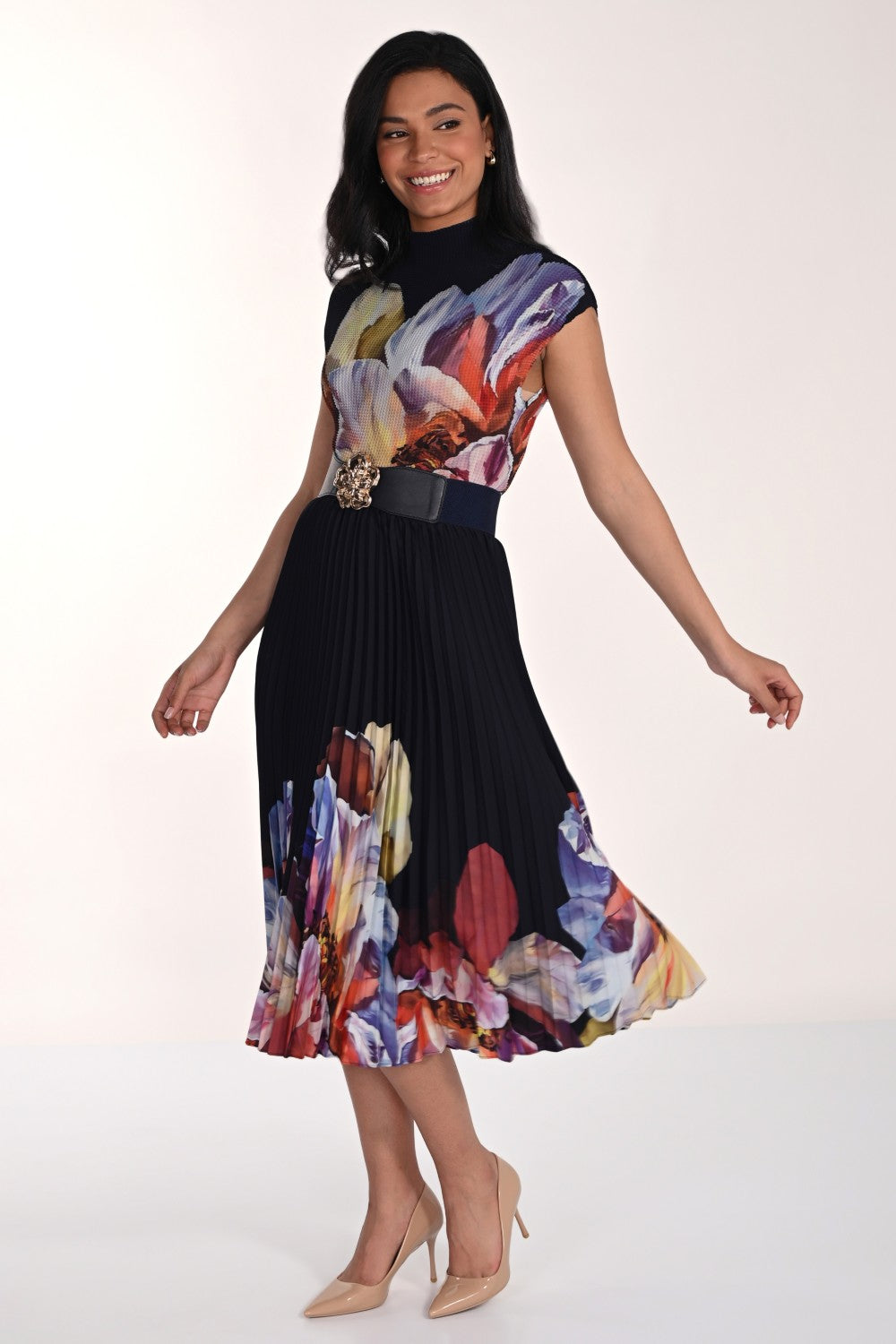 Frank Lyman Skirt 266552 Midnight/Multi