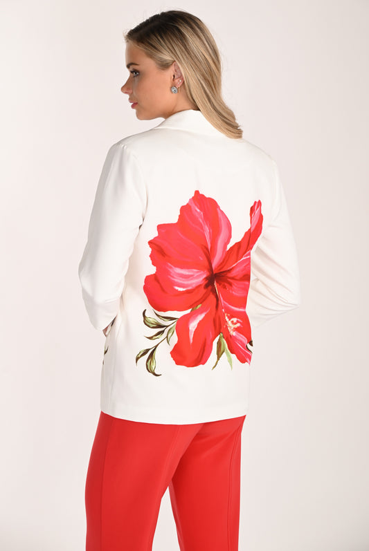 Frank Lyman Blazer 266578 Off-White/Lust